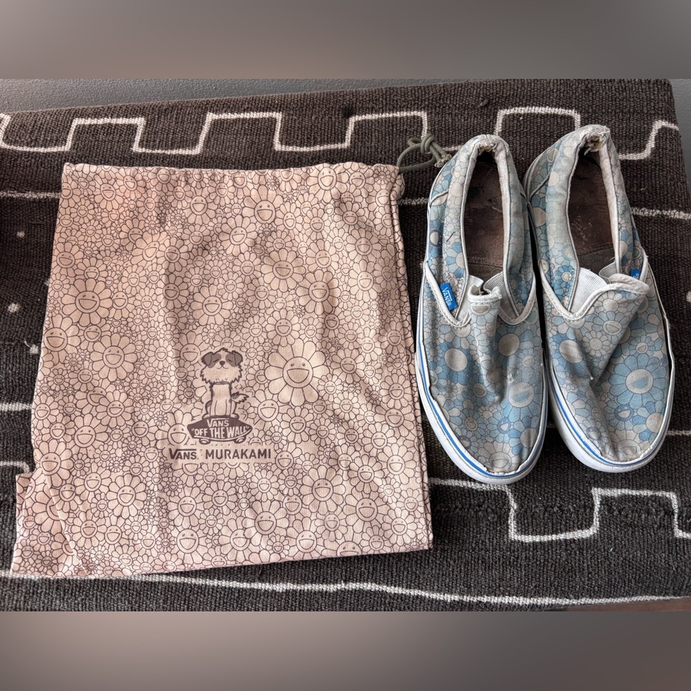 Vans x Takashi Murakami in Blue w/ dust bag size M 7.5/ W 9